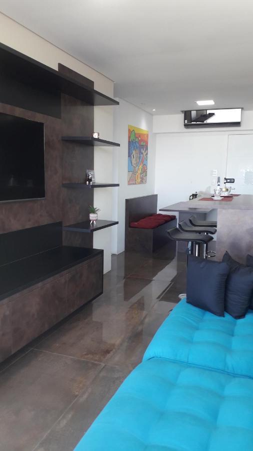 Maravilhoso Apto Vista Mar Jacuzzi Wi Fi Pe Areia Santos  Eksteriør billede