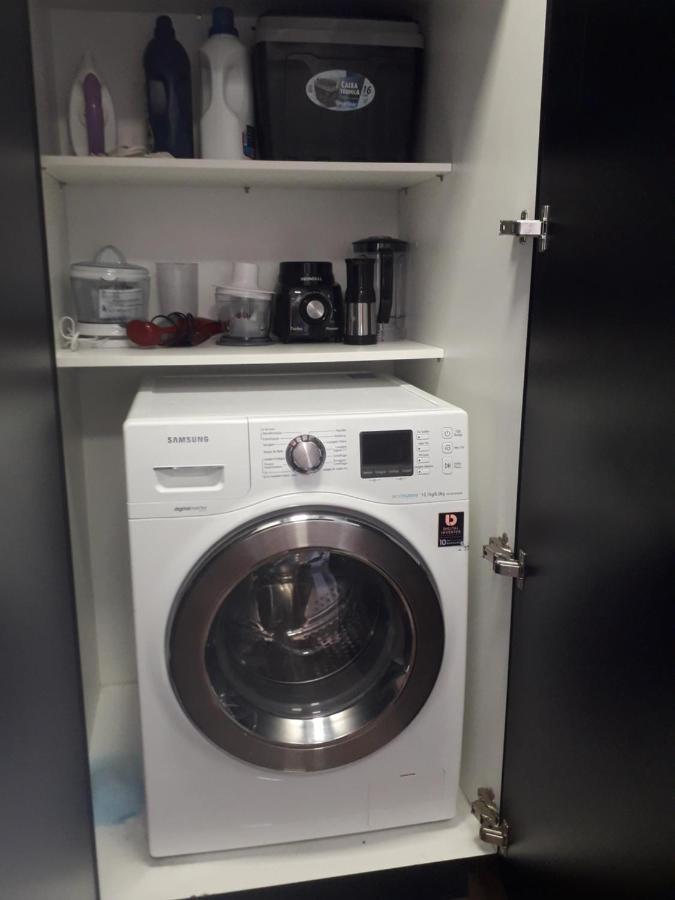 Maravilhoso Apto Vista Mar Jacuzzi Wi Fi Pe Areia Santos  Eksteriør billede