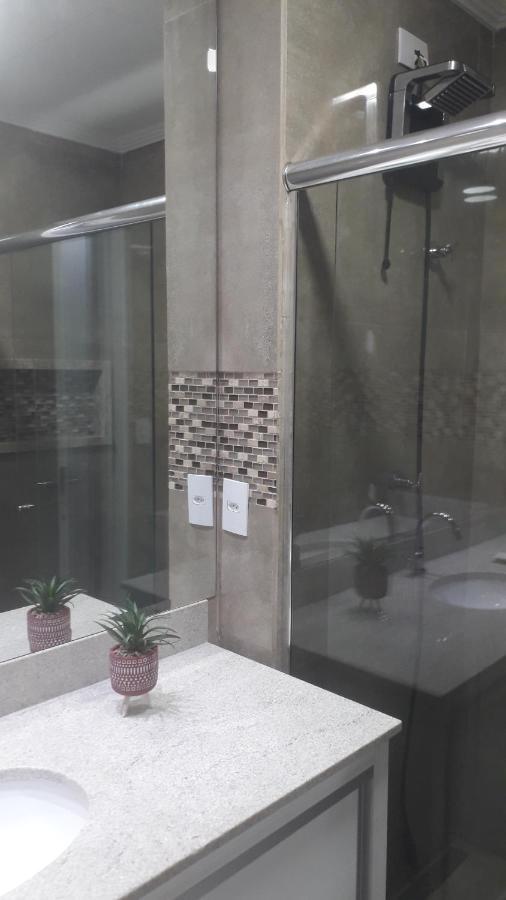 Maravilhoso Apto Vista Mar Jacuzzi Wi Fi Pe Areia Santos  Eksteriør billede