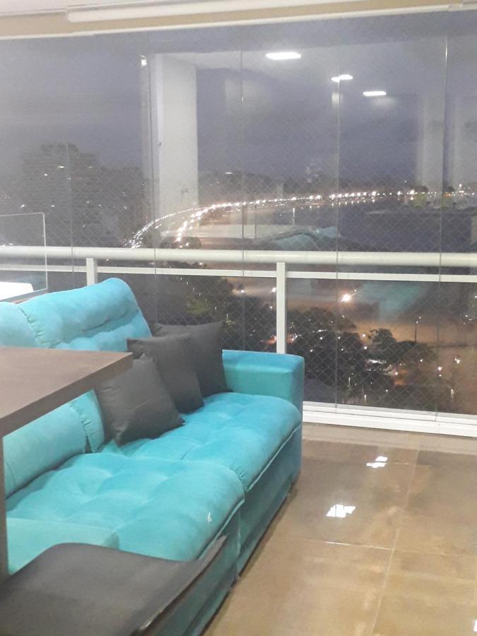 Maravilhoso Apto Vista Mar Jacuzzi Wi Fi Pe Areia Santos  Eksteriør billede